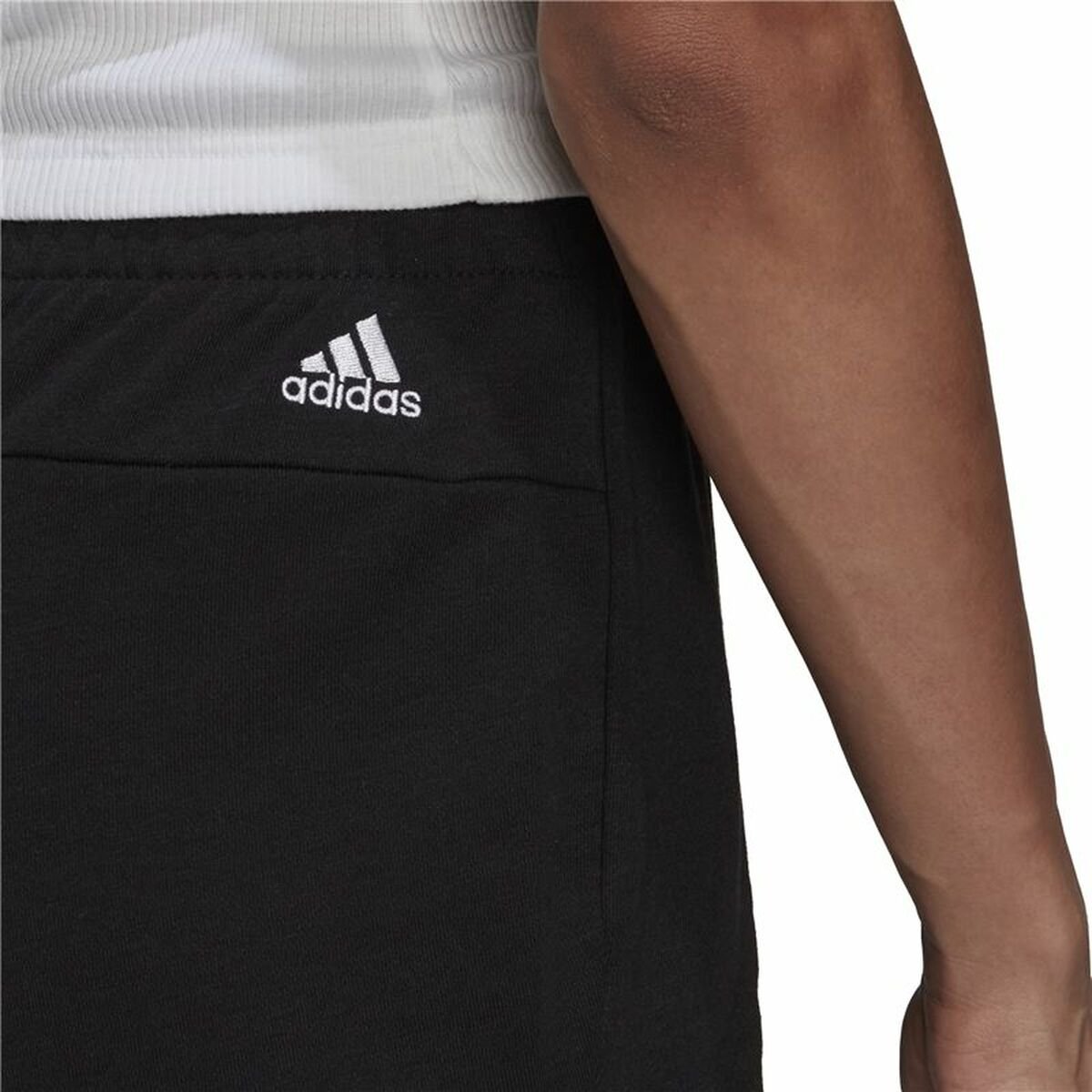 Sports Shorts for Women Adidas Essentials Slim Black - Image 3