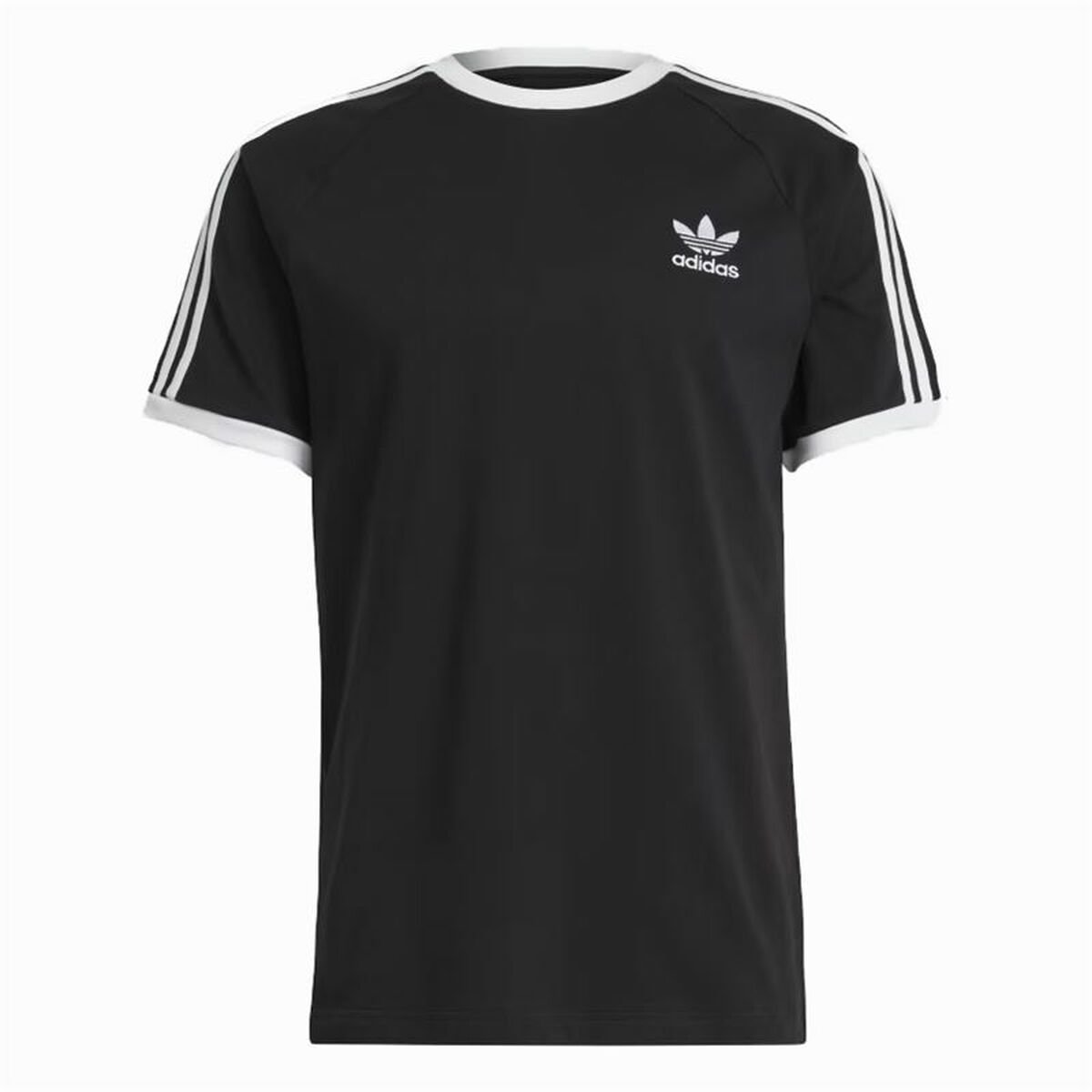 Men’s Short Sleeve T-Shirt Adidas Black - Image 3