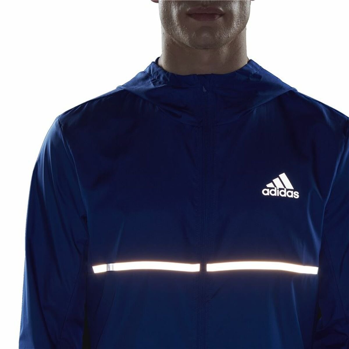 Men's Sports Jacket Adidas Own the Run Blue - Image 5