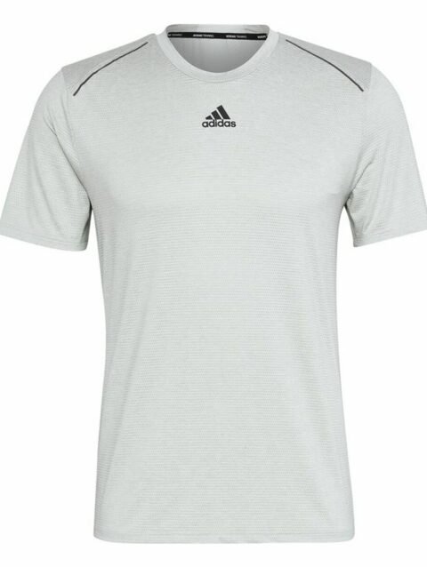 Men’s Short Sleeve T-Shirt Adidas Hiit Light Green