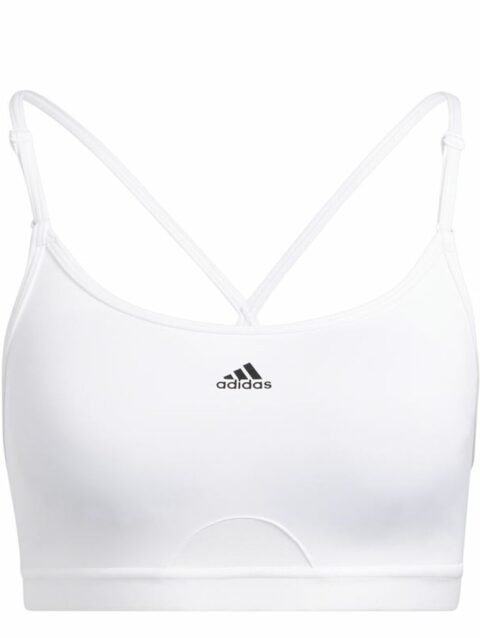 Sports Bra Adidas Aeroreact Ls P White