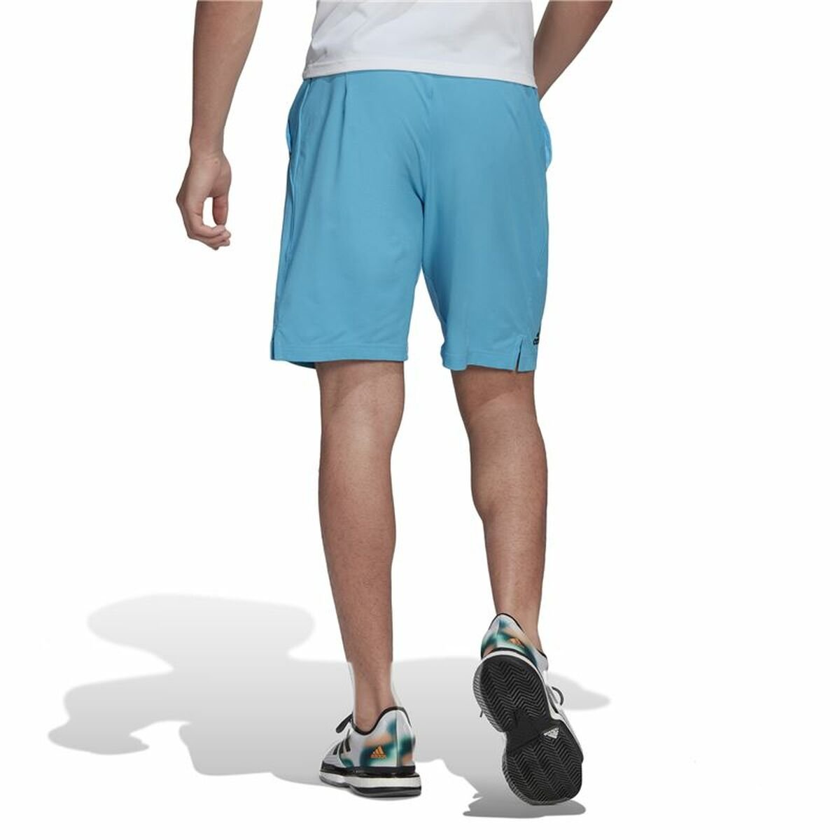 Men's Sports Shorts Adidas Heat Ready Ergo Light Blue - Image 6