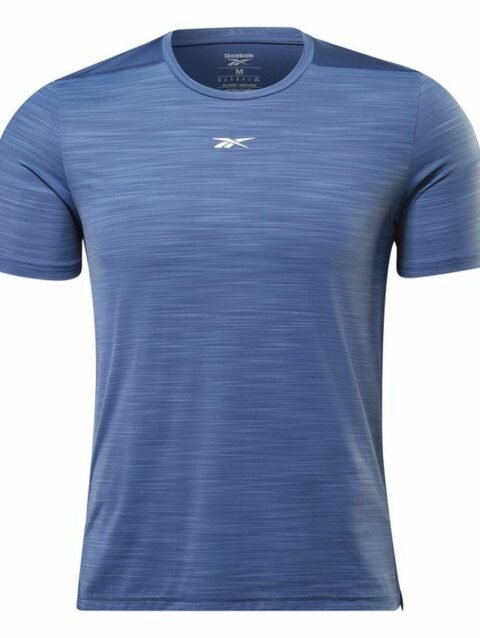 Men’s Short Sleeve T-Shirt Reebok Tech Style Activchill Move Blue