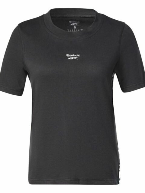 Women’s Short Sleeve T-Shirt Reebok Tape Pack Black
