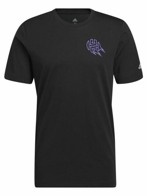Men’s Short Sleeve T-Shirt Adidas Avatar James Harden Graphic Black