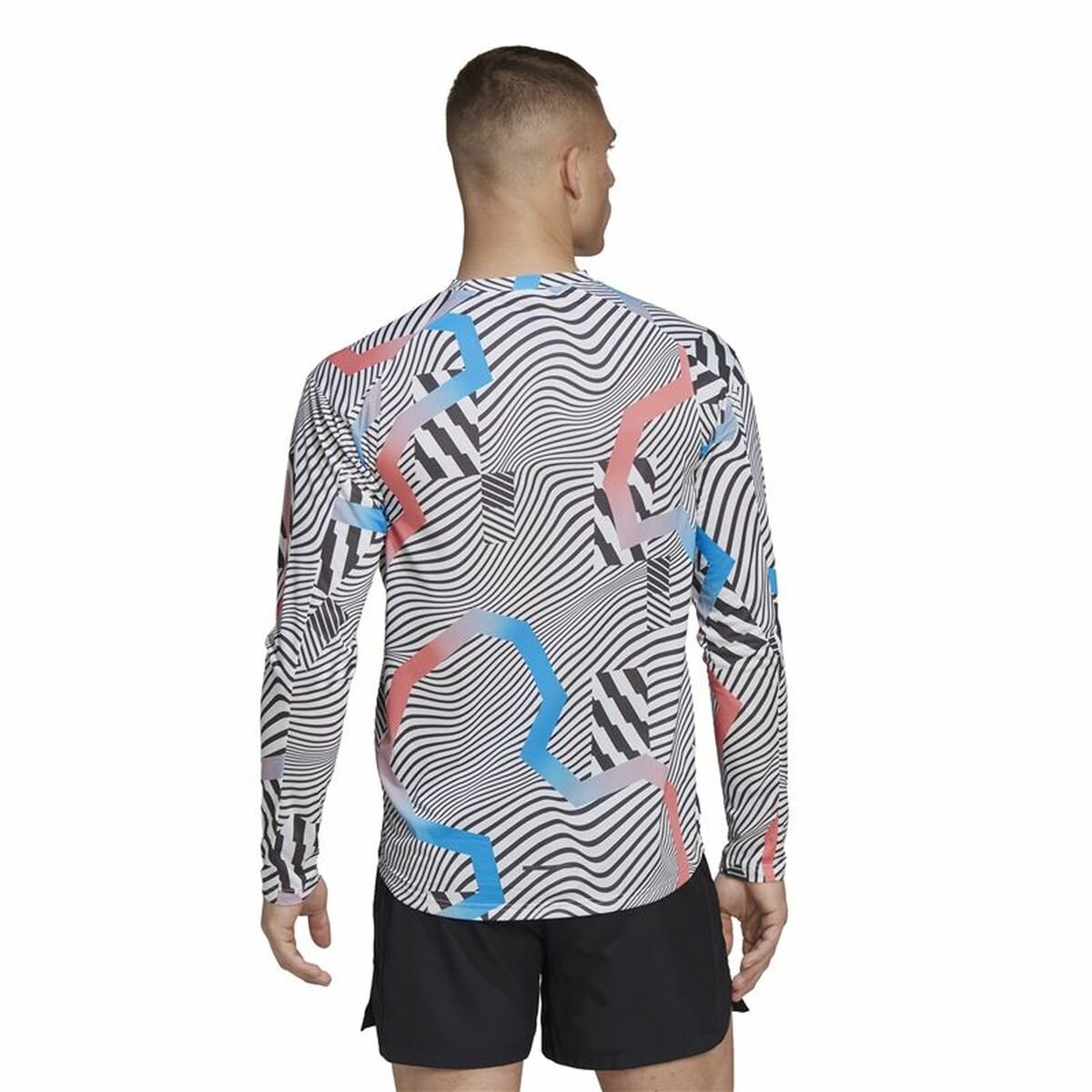 Men’s Long Sleeve T-Shirt Adidas Terrex Primeblue Trail White - Image 6