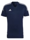 Men's Short-sleeved Football Shirt Adidas Con22 Blue