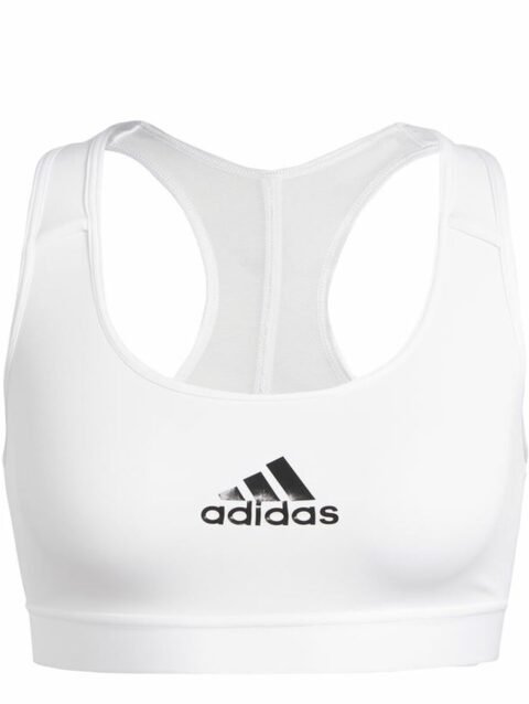 Sports Bra Adidas PowerReact Training White