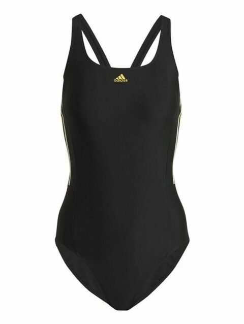 Women’s Bathing Costume Adidas 3S Mid  Black