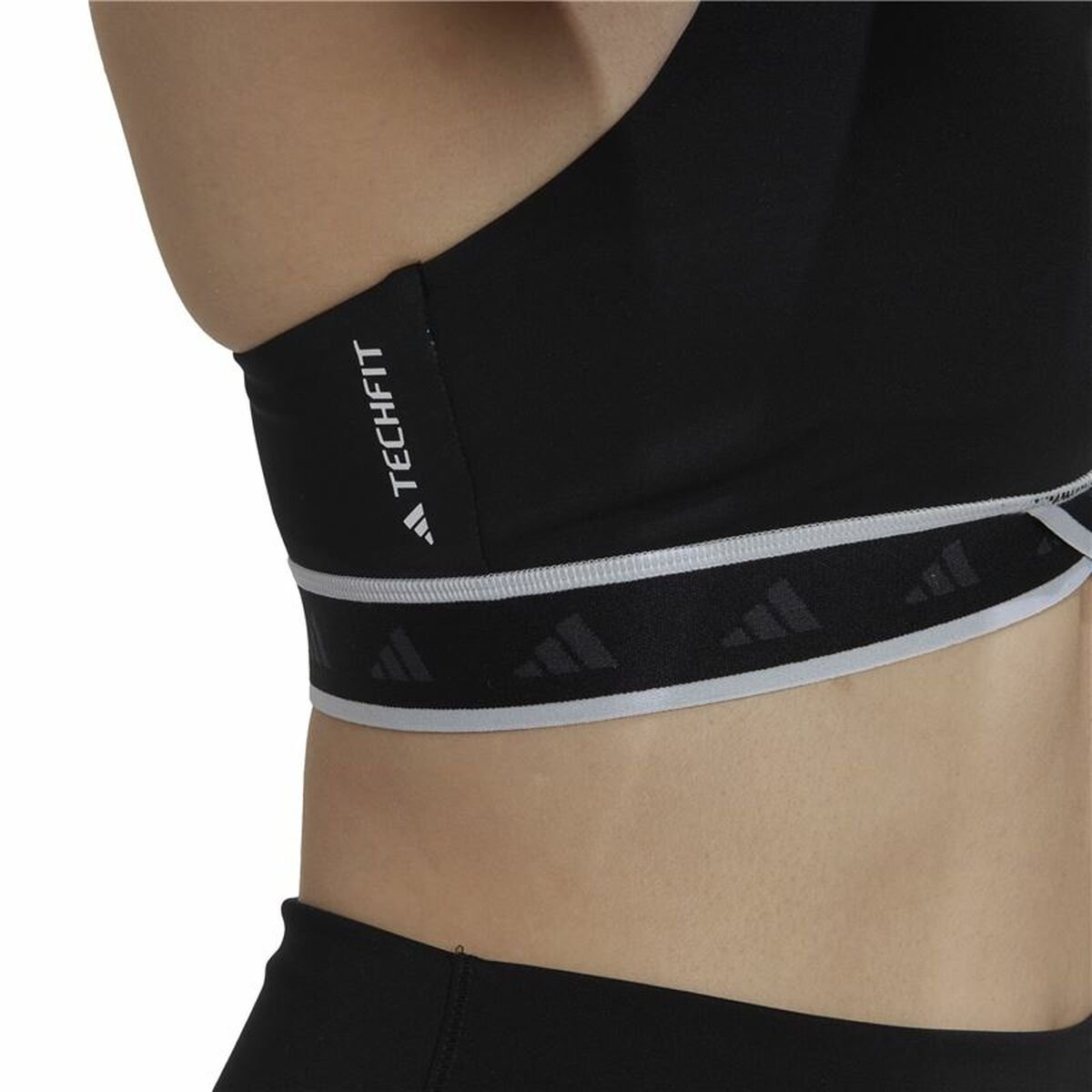 Sports Bra Adidas BK Black - Image 3