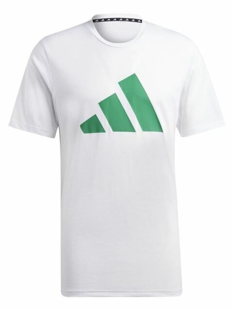 Men’s Short Sleeve T-Shirt Adidas Train Essentials White