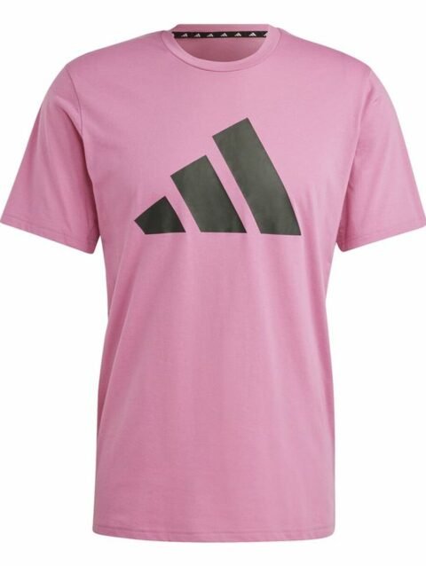 Men’s Short Sleeve T-Shirt Adidas Training Essentials Plum (S)