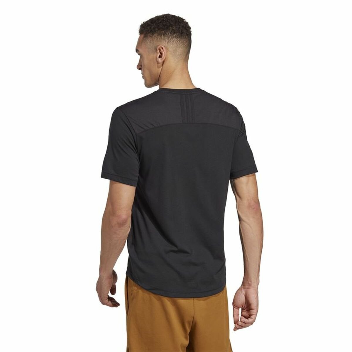 Men’s Short Sleeve T-Shirt Adidas Base Black - Image 8