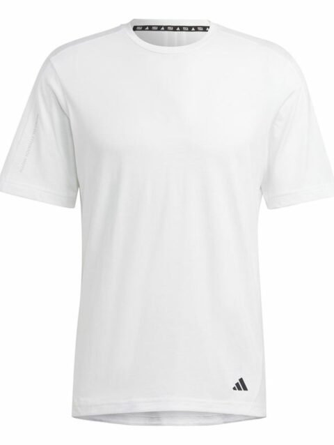 Men’s Short Sleeve T-Shirt Adidas Base White