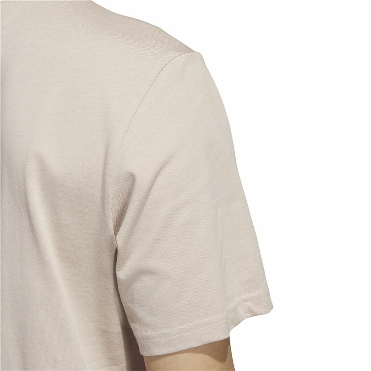 Men’s Short Sleeve T-Shirt Adidas Beige Camouflage - Image 3