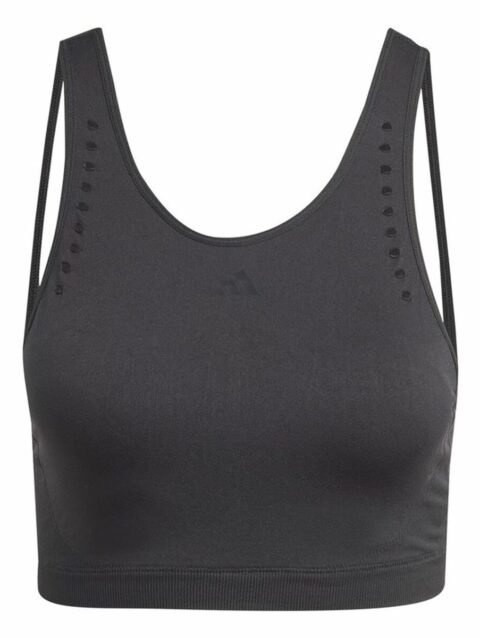 Sports Bra Adidas Aeroknit Black