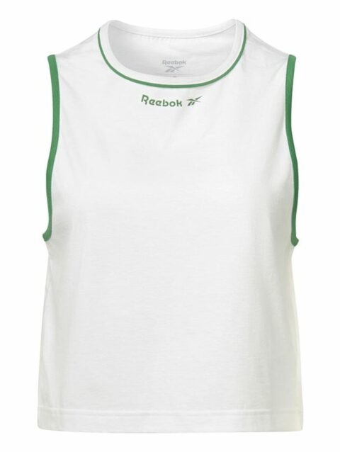 Men’s Short Sleeve T-Shirt Reebok HT6259 White (M)