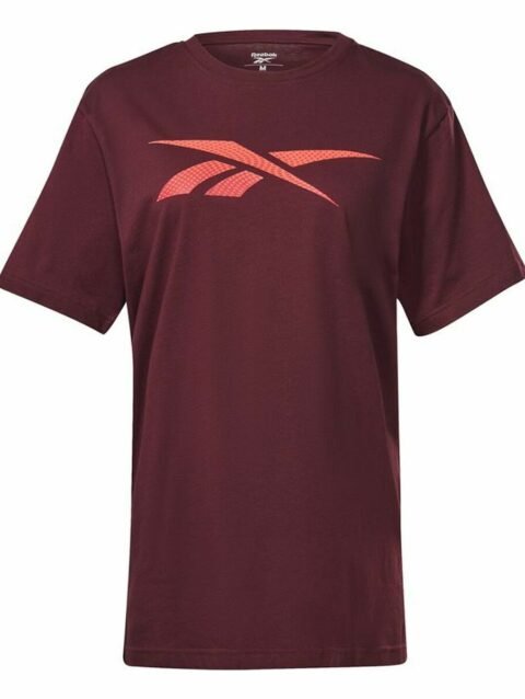 Men’s Short Sleeve T-Shirt Reebok RI Logo Maroon