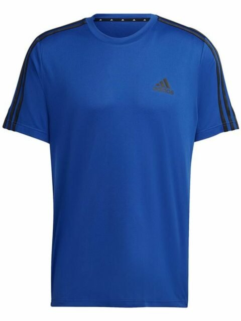 Men’s Short Sleeve T-Shirt Adidas Aeroready Designed To Move Blue