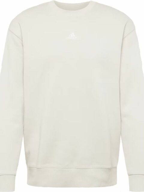 Men’s Sweatshirt without Hood Adidas FeelVivid Drop Shoulder Beige