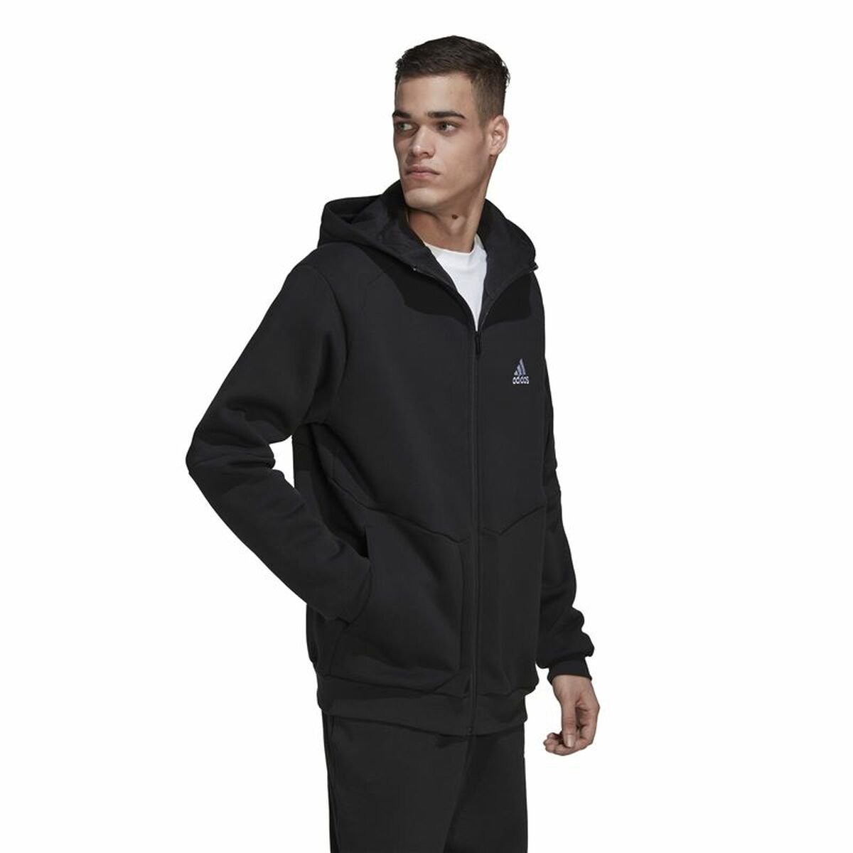 Men’s Hoodie Adidas Essentials For Gameday Black - Image 5