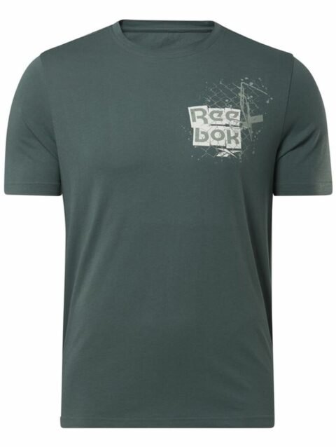 Men’s Short Sleeve T-Shirt Reebok Graphic Series Green