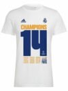 Men's Short-sleeved Football Shirt Adidas Real Madrid Champions 2022