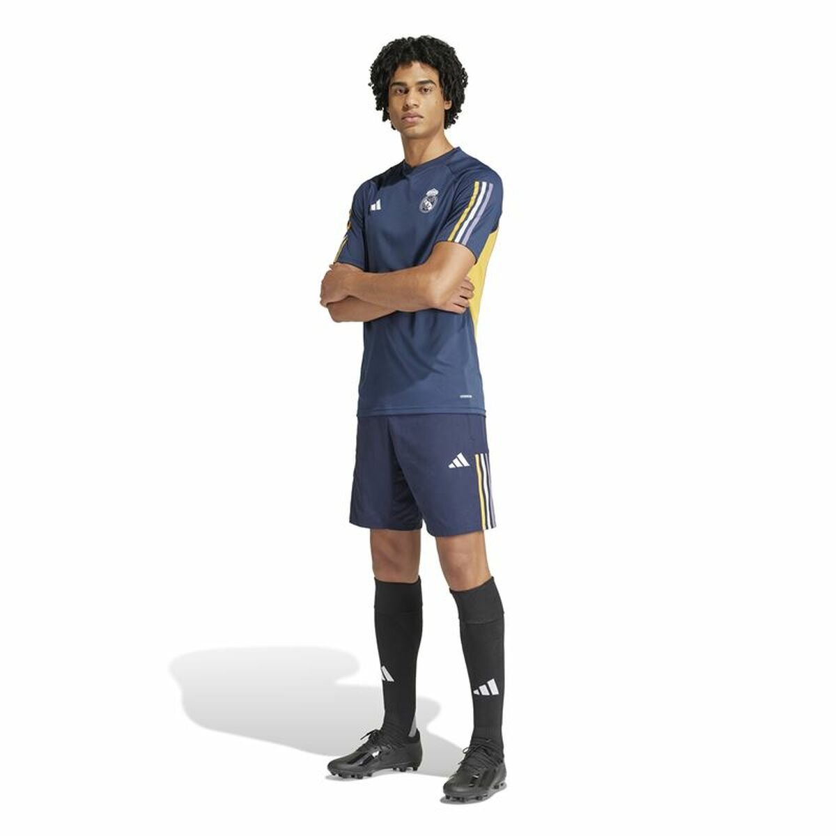 Men's Sports Shorts Adidas Real Madrid Navy Blue - Image 7