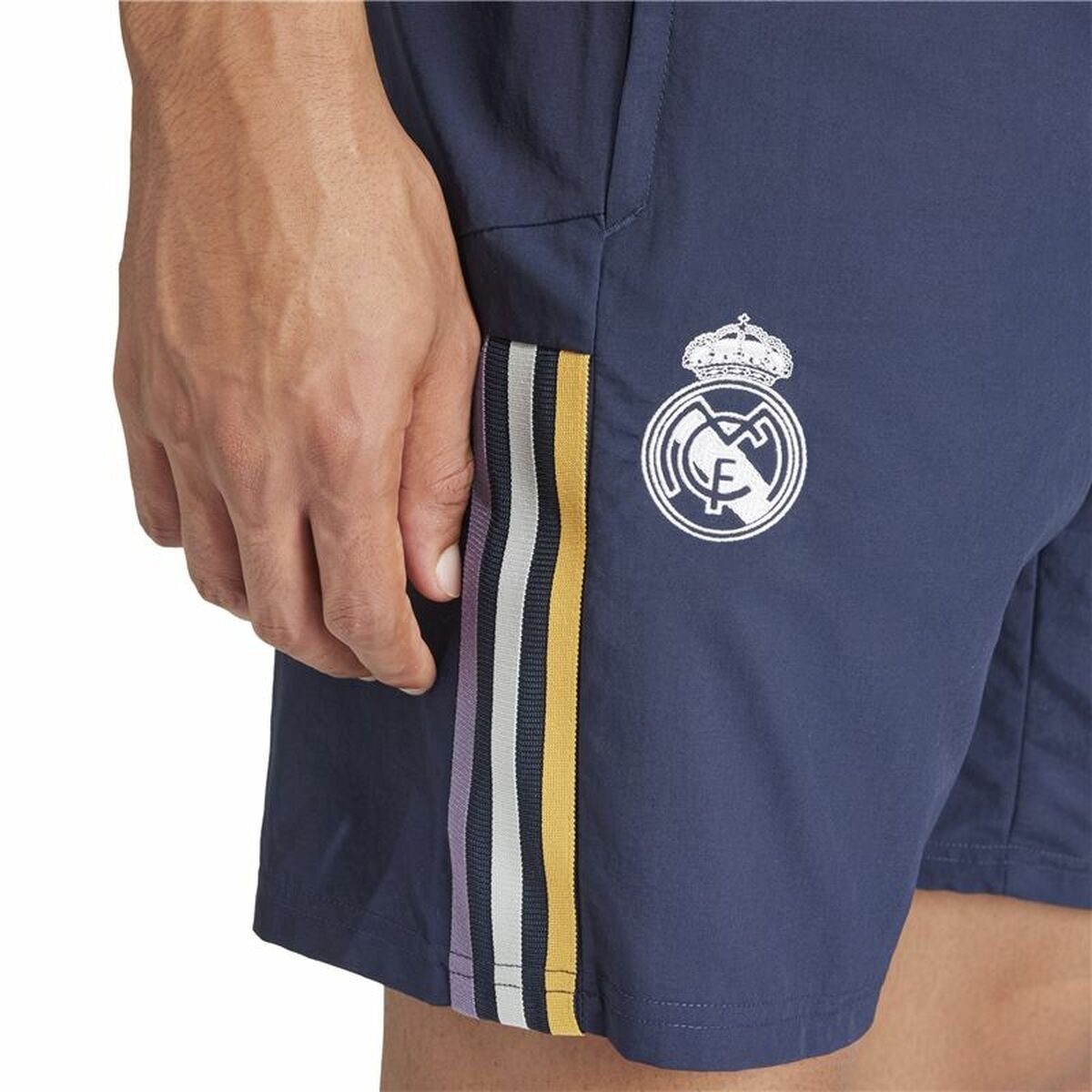 Men's Sports Shorts Adidas Real Madrid Navy Blue - Image 6