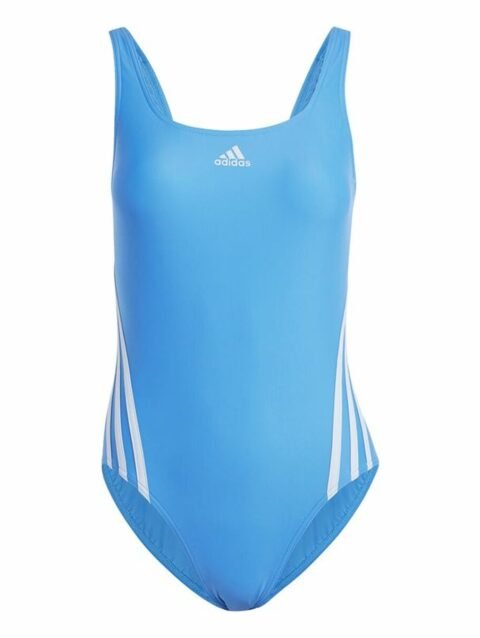 Women’s Bathing Costume Adidas 3S Blue