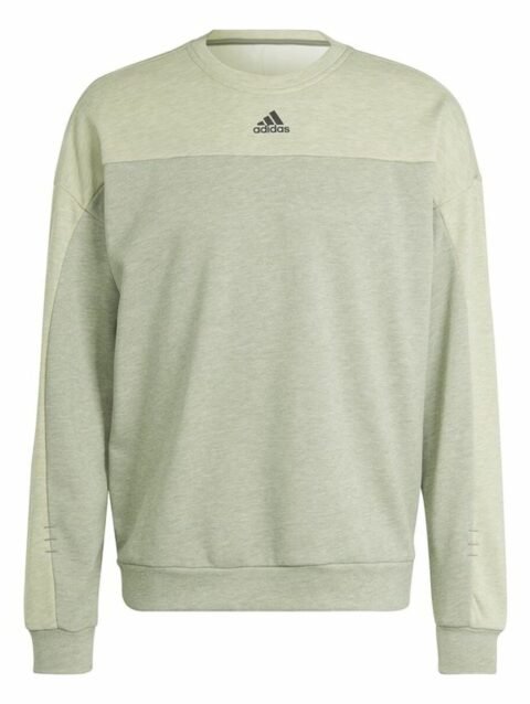 Men’s Sweatshirt without Hood Adidas Mel Crw Beige