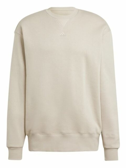 Men’s Sweatshirt without Hood Adidas All Szn White Beige
