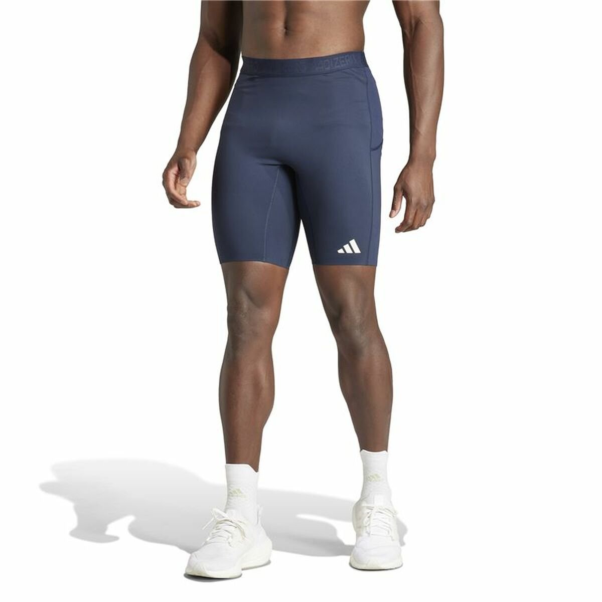 Sports Leggings for Men Adidas Az S Blue Navy Blue - Image 5