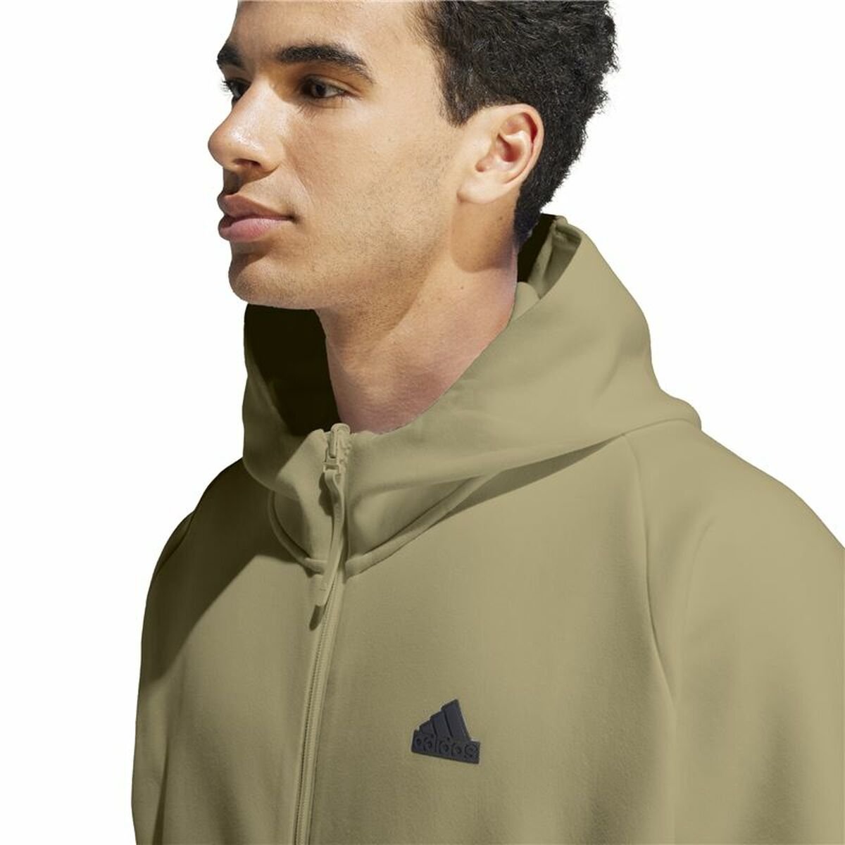 Men’s Hoodie Adidas Z.N.E. Pr Brown Khaki - Image 3