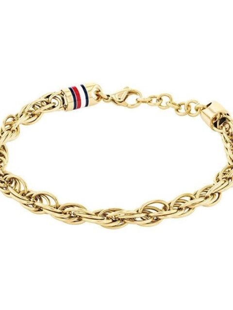 Men's Bracelet Tommy Hilfiger 2790500 Sterling silver 925 Golden