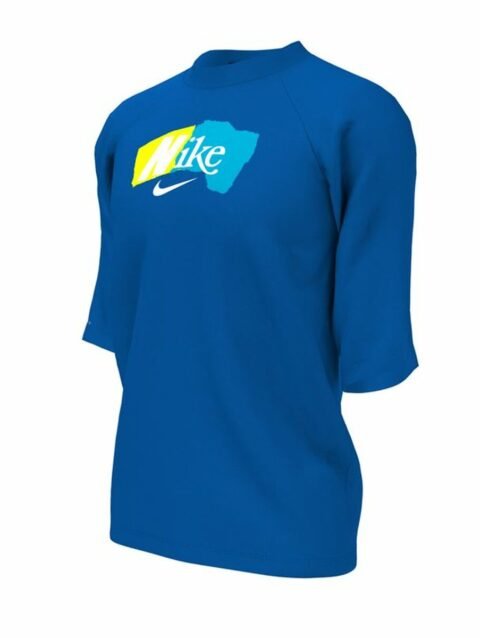 Men’s Short Sleeve T-Shirt Nike Hydrogu Blue