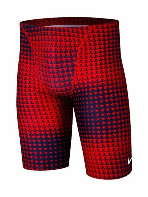 Men’s Bathing Costume Nike Jammer Red Dark blue