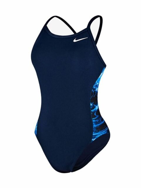 Women’s Bathing Costume Nike Racerback Blue