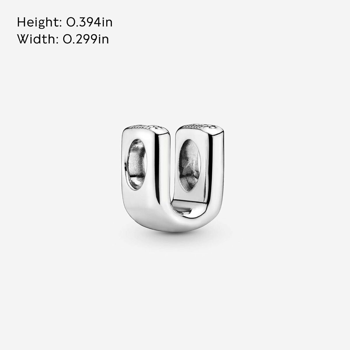 Ladies' Beads Pandora LETTER T SILVER Silver - Image 2