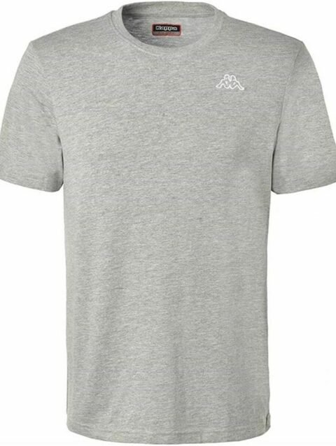 Men’s Short Sleeve T-Shirt Kappa Cafers Slim Grey