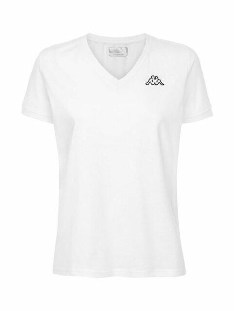 Women’s Short Sleeve T-Shirt Kappa Cabou White