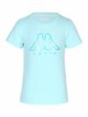 Child's Short Sleeve T-Shirt Kappa Quissy Blue Aquamarine