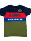 Child's Short Sleeve T-Shirt Kappa 8036M00058 Dark blue