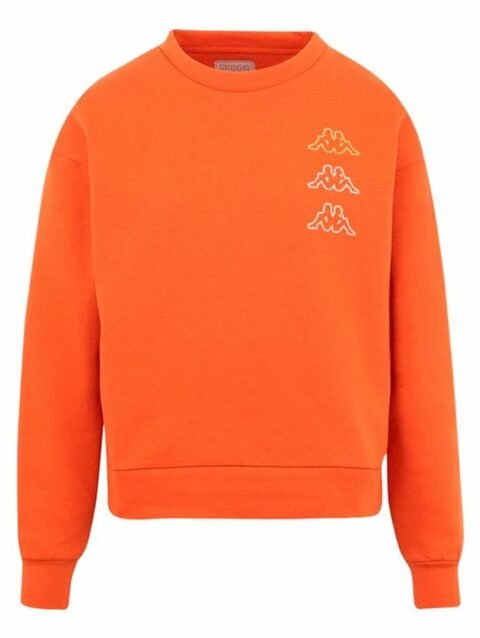 Unisex Sweatshirt without Hood Kappa Kifoli Dark Orange