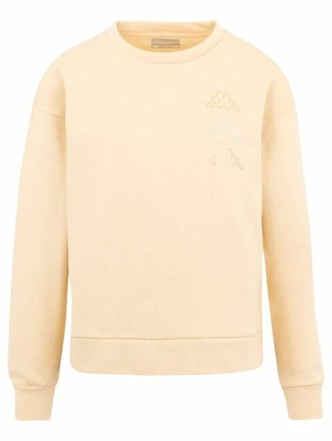 Unisex Sweatshirt without Hood Kappa Kifoli Beige