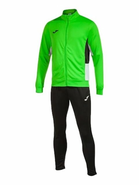 Tracksuit for Adults Joma Sport Danubio II Green Children's Men 2 Pieces