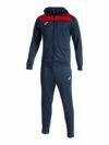 Tracksuit for Adults Joma Sport PhoenIX II Red Navy Blue Children's Men 2 Pieces