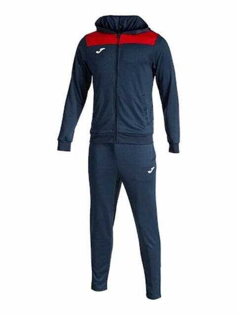 Tracksuit for Adults Joma Sport PhoenIX II Red Navy Blue Children's Men 2 Pieces