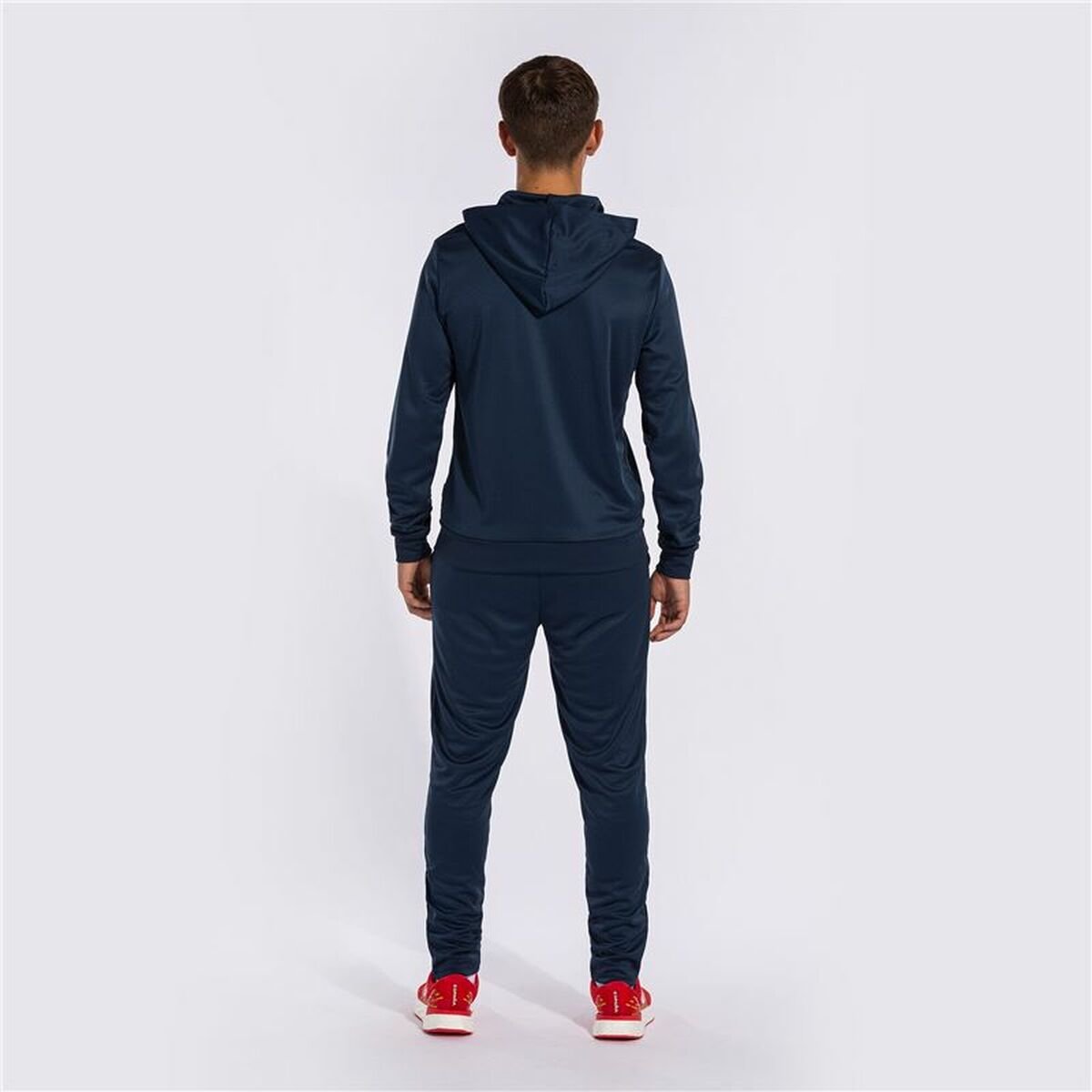 Tracksuit for Adults Joma Sport PhoenIX II Red Navy Blue Children's Men 2 Pieces - Image 2