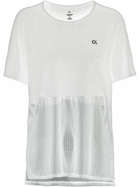 Women’s Short Sleeve T-Shirt Calvin Klein Tank White